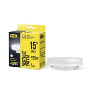 Лампа светодиодная T75 таблетка 15Вт 230В 4000К GX53 IEK