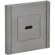 FORTE&PIANO Розетка HDMI FP540 сталь IEK