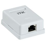 Розетка информационная настенная RJ45 кат. 5E FTP 1-порт
