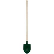 Лопата штыковая с ребрами жесткости, с деревянным черенком 190х350х1420 мм