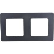 Рамка 2-местная антрацит INSPIRIA