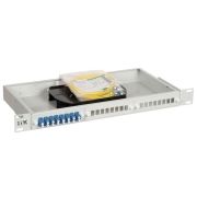 Кросс 1U укомплектованный LC (duplex) 24шт (OS2)