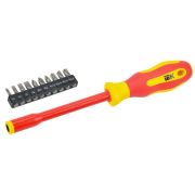 Отвертка диэлектрическая с набором бит Т2 11шт ARMA2L 5