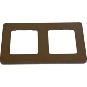 Рамка 2-местная бронза INSPIRIA