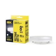 Лампа светодиодная T75 таблетка 8Вт 230В 4000К GX53