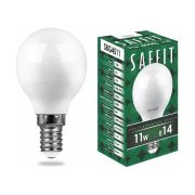 Лампа светодиодная LED 11вт Е14 белый матовый шар