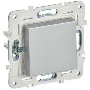 SKANDY Выключатель 1-клавишный 10А SK-V01S серебряный IEK