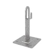 Держатель металлический для плоской кровли 100 мм
