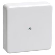 Коробка распаячная КМ для открытой проводки 100х100х29мм белая