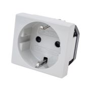 VIVA Розетка силовая с заземлением серая